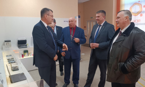 Быхове открылся модернизированный сервисный центр «Белтелеком», который сегодня посетил Министр