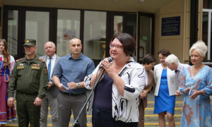 Торжественная линейка ко Дню знаний в Академии связи